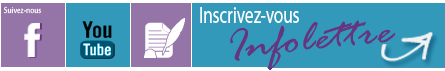 Inscrivez-vous à notre infolettre !